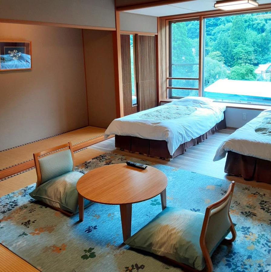 Oushuku Onsen Choeikan Shizukuishi Buitenkant foto